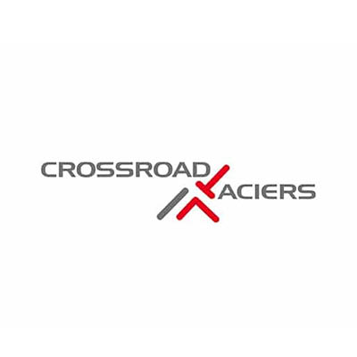 logo, crossroad aciers
